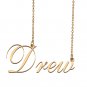Customized Name Necklace 18K Gold Plated Jewelry Gift for Girlfriend for Her Kamila