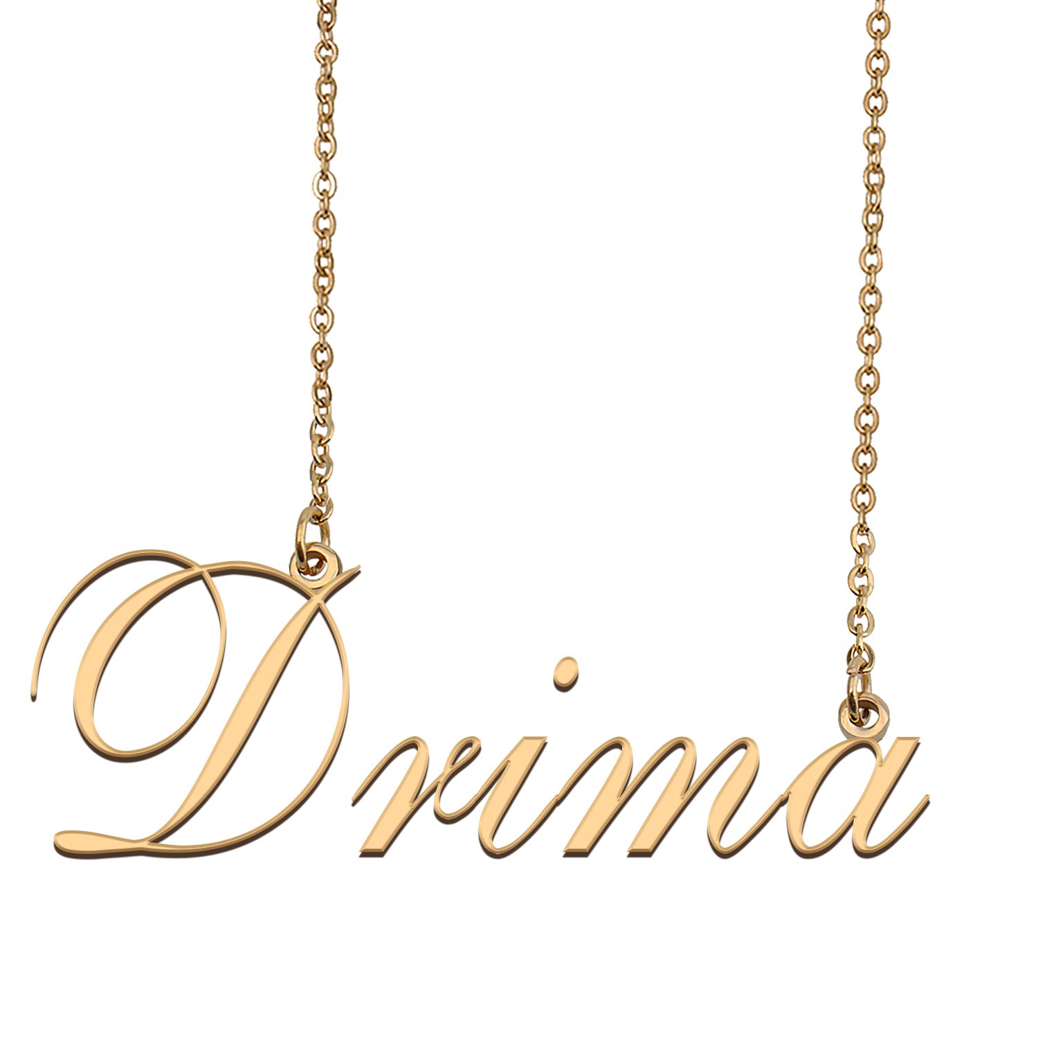 Customized Name Necklace 18K Gold Plated Jewelry Gift for Girlfriend for Her Kamille