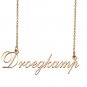 Customized Name Necklace 18K Gold Plated Jewelry Gift for Girlfriend for Her Kamisha