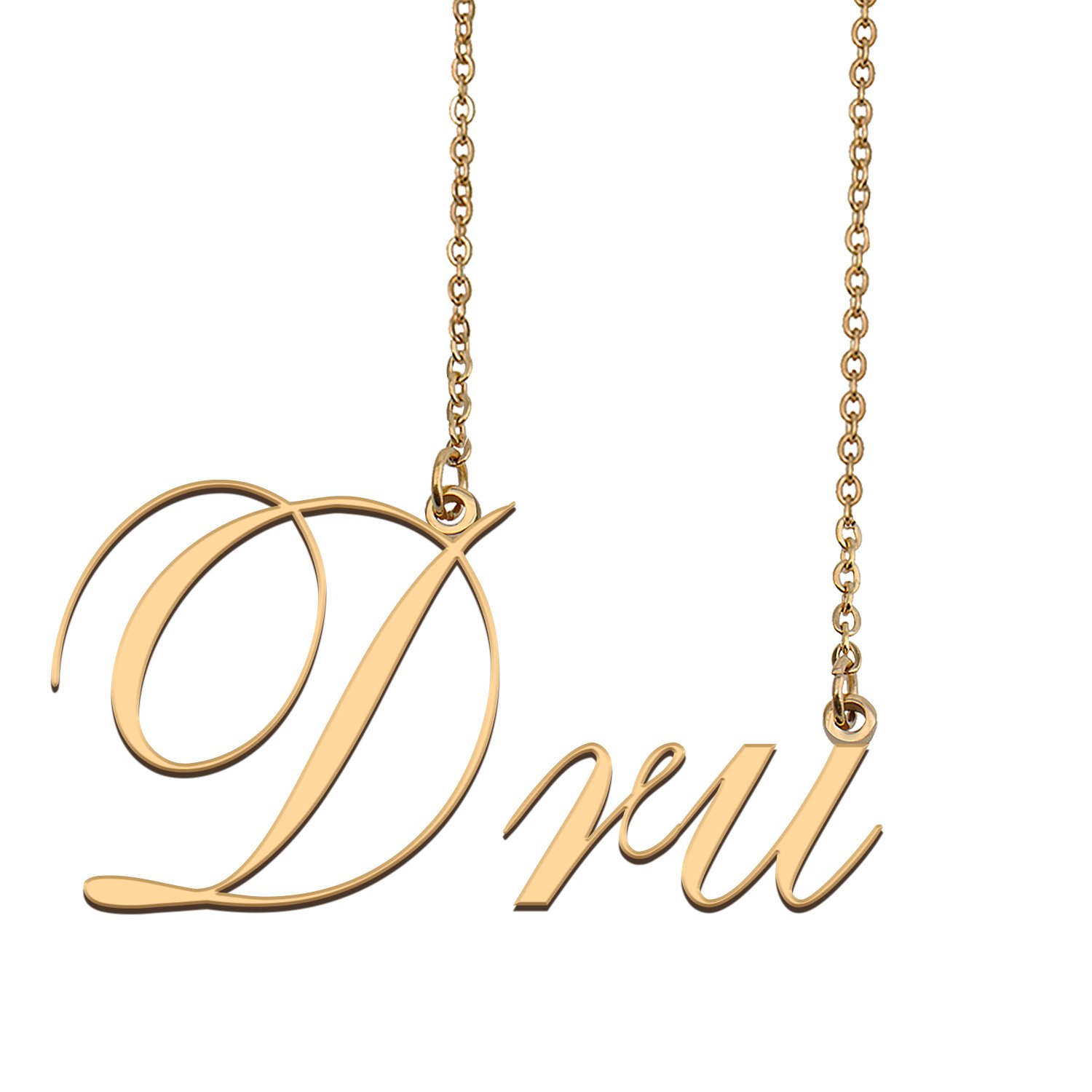 Customized Name Necklace 18K Gold Plated Jewelry Gift for Girlfriend for Her Kamiyrah