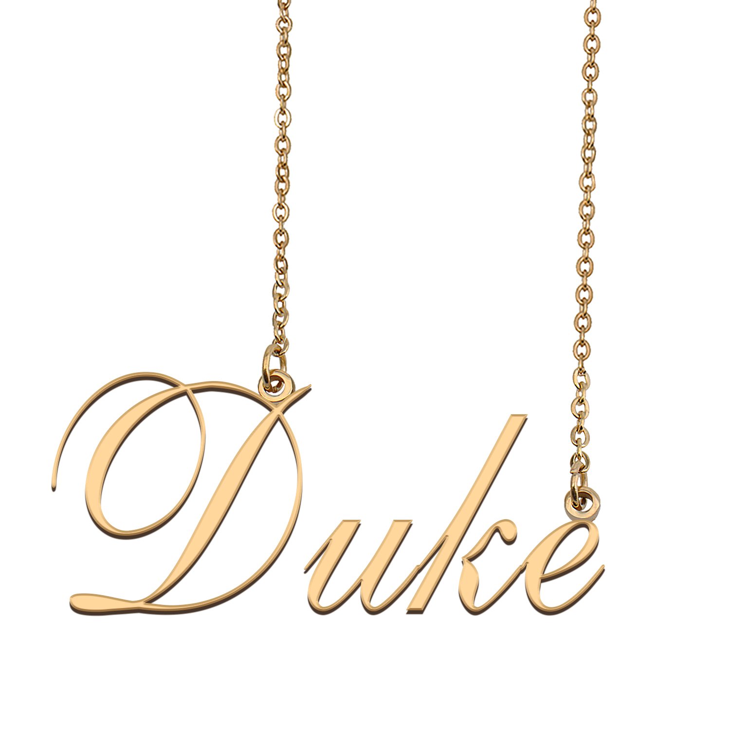 Customized Name Necklace 18K Gold Plated Jewelry Gift for Girlfriend for Her Kamron