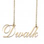 Customized Name Necklace 18K Gold Plated Jewelry Gift for Girlfriend for Her Kandi