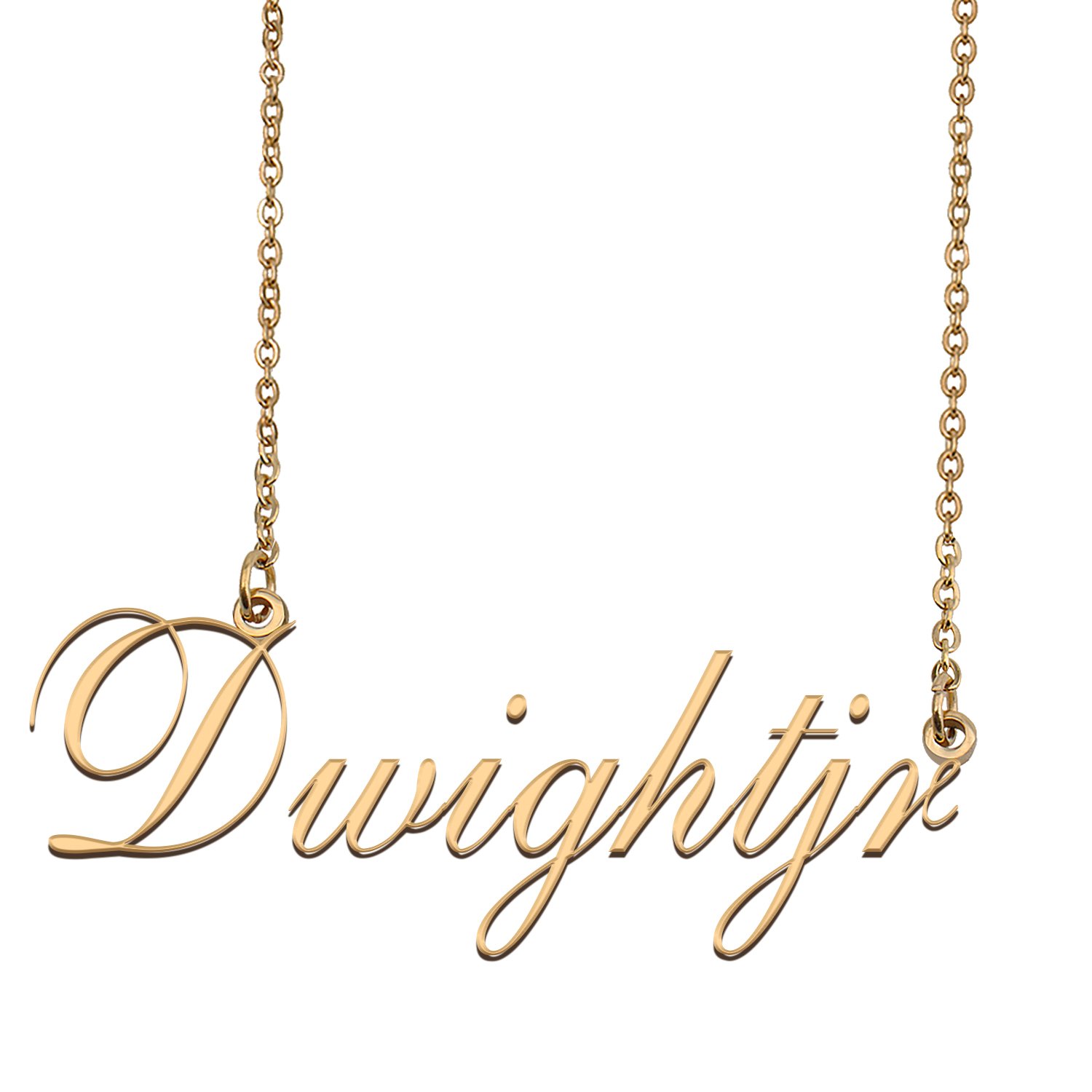 Customized Name Necklace 18K Gold Plated Jewelry Gift for Girlfriend for Her Kandy