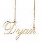 Customized Name Necklace 18K Gold Plated Jewelry Gift for Girlfriend for Her Kanese