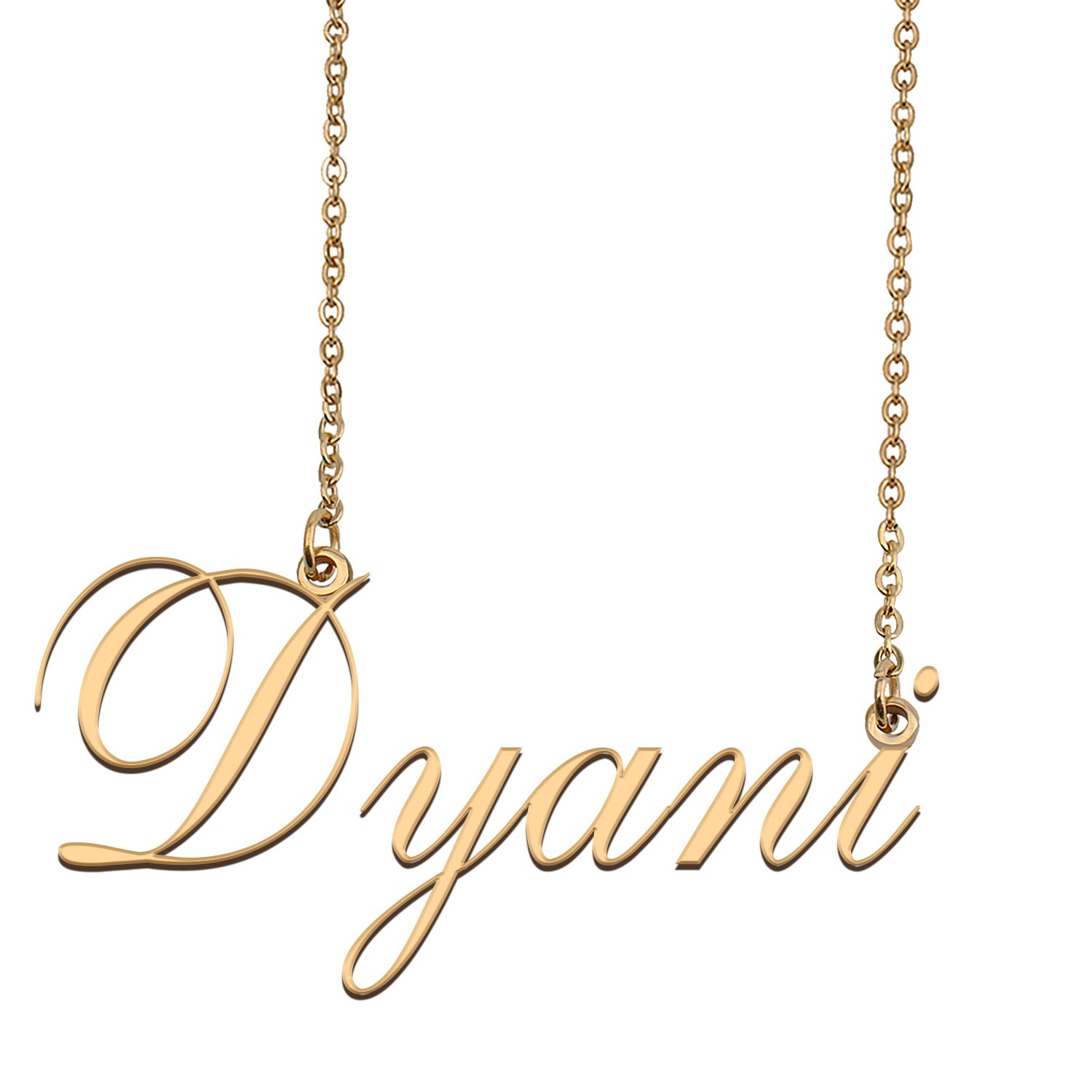 Customized Name Necklace 18K Gold Plated Jewelry Gift for Girlfriend for Her Kani