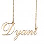 Customized Name Necklace 18K Gold Plated Jewelry Gift for Girlfriend for Her Kani