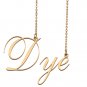 Customized Name Necklace 18K Gold Plated Jewelry Gift for Girlfriend for Her Kania