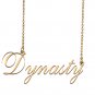 Customized Name Necklace 18K Gold Plated Jewelry Gift for Girlfriend for Her Kanoelani
