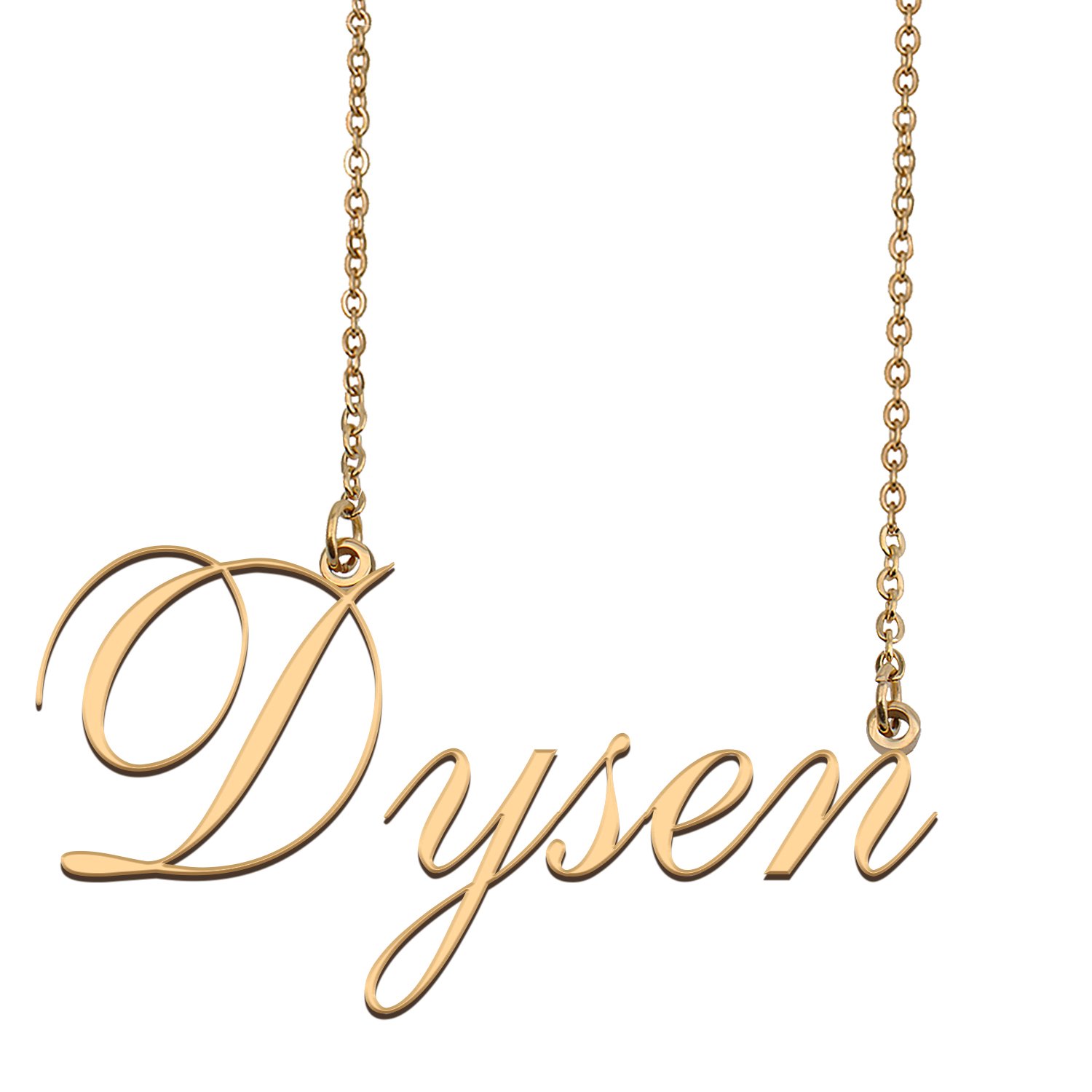 Customized Name Necklace 18K Gold Plated Jewelry Gift for Girlfriend for Her Kanyka