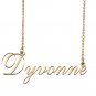 Customized Name Necklace 18K Gold Plated Jewelry Gift for Girlfriend for Her Kapone