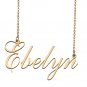 Customized Name Necklace 18K Gold Plated Jewelry Gift for Girlfriend for Her Karelin