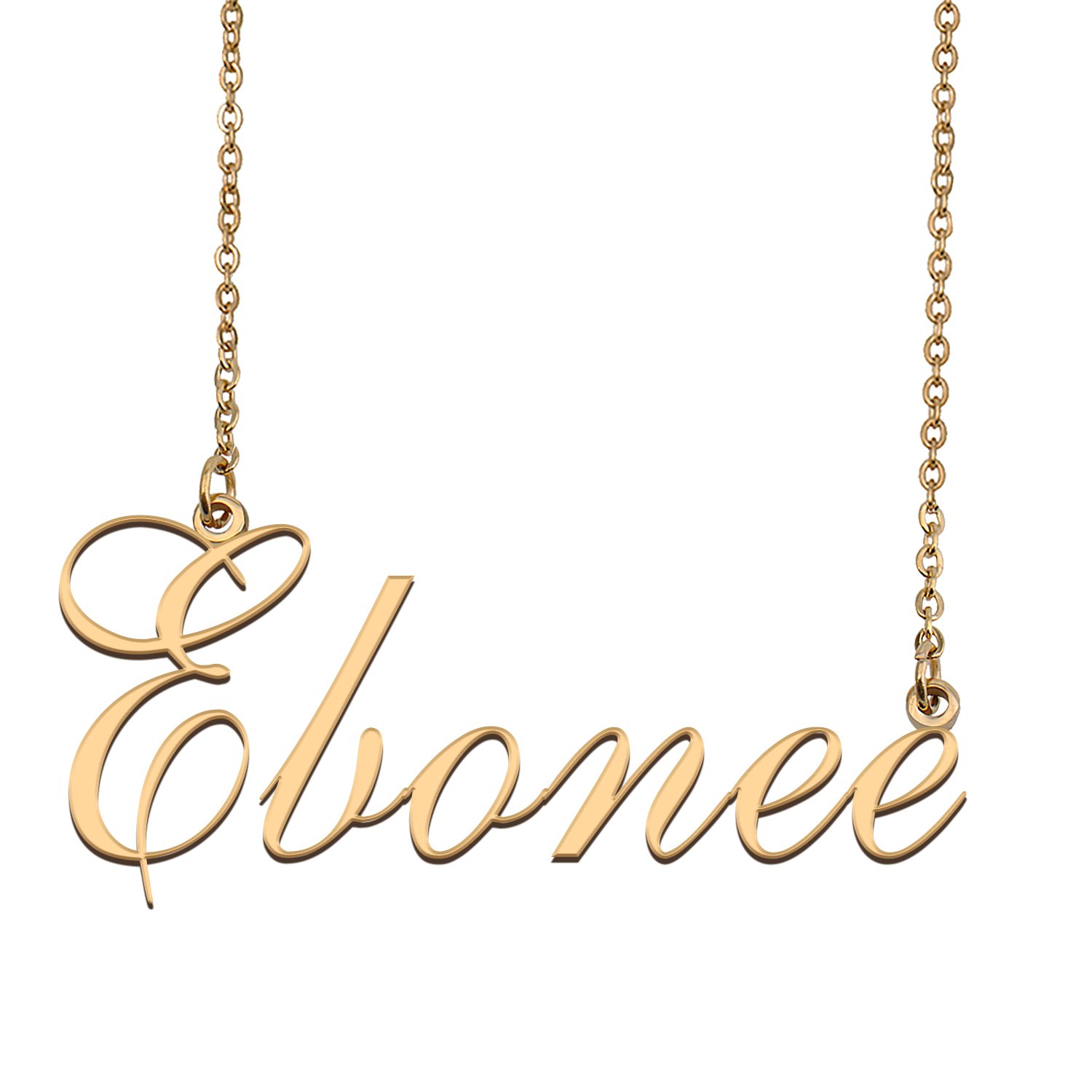 Customized Name Necklace 18K Gold Plated Jewelry Gift for Girlfriend for Her Karelys