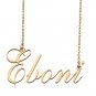 Customized Name Necklace 18K Gold Plated Jewelry Gift for Girlfriend for Her Karen