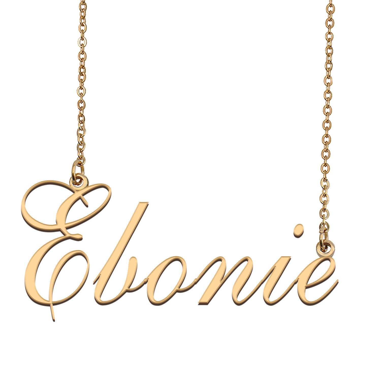 Customized Name Necklace 18K Gold Plated Jewelry Gift for Girlfriend for Her karena