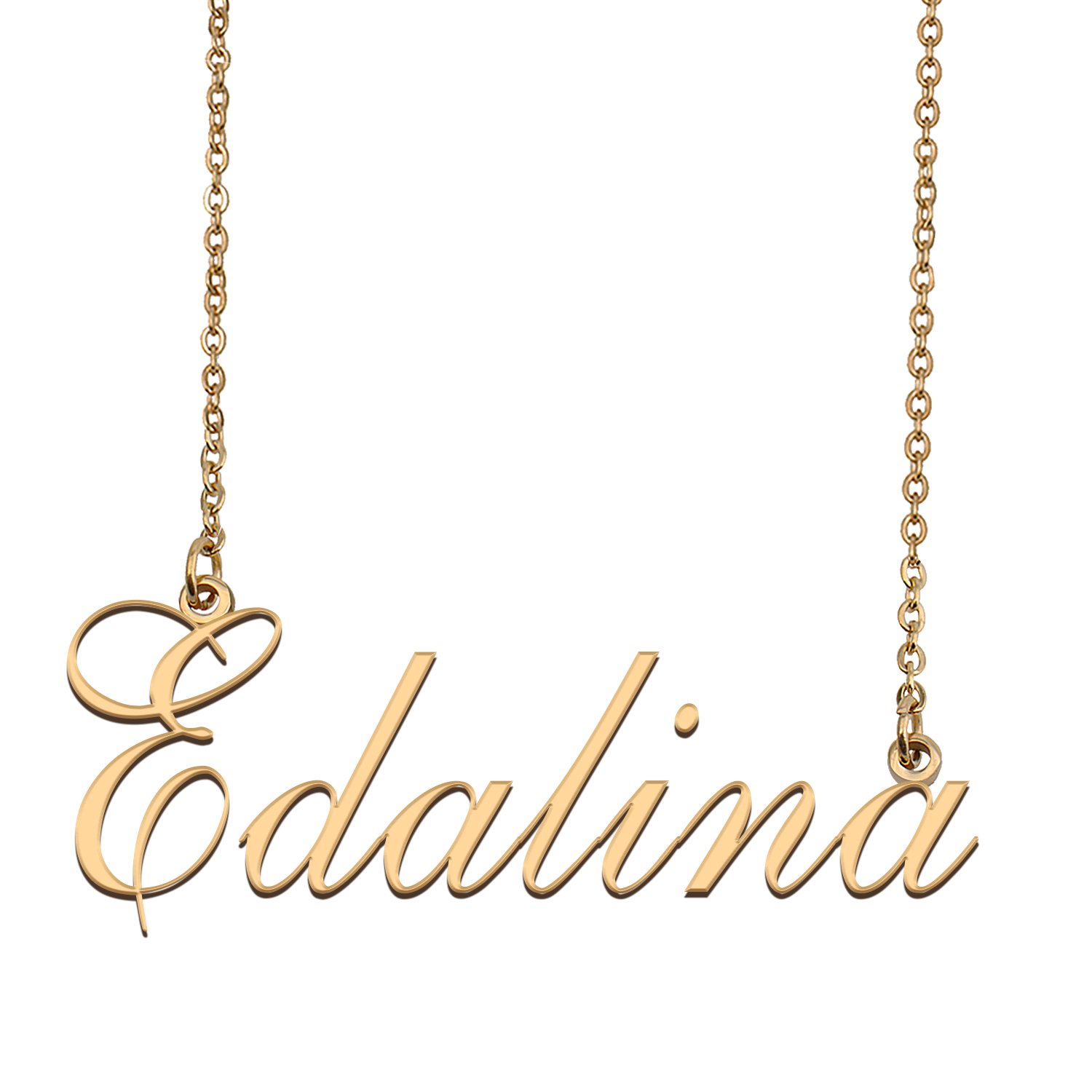 Customized Name Necklace 18K Gold Plated Jewelry Gift for Girlfriend for Her Karherine