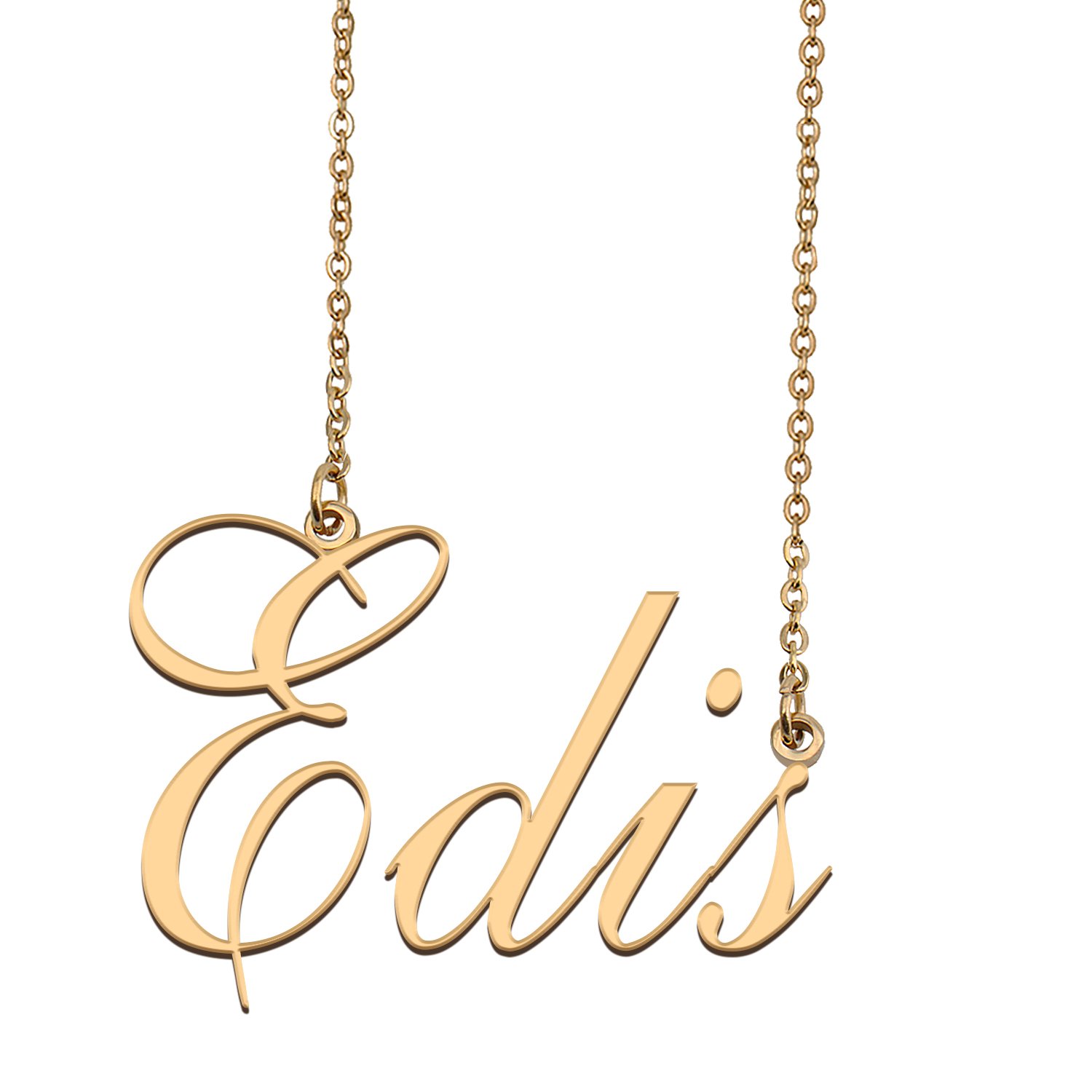 Customized Name Necklace 18K Gold Plated Jewelry Gift for Girlfriend for Her Karini