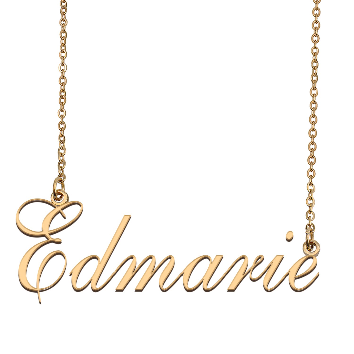 Customized Name Necklace 18K Gold Plated Jewelry Gift for Girlfriend ...