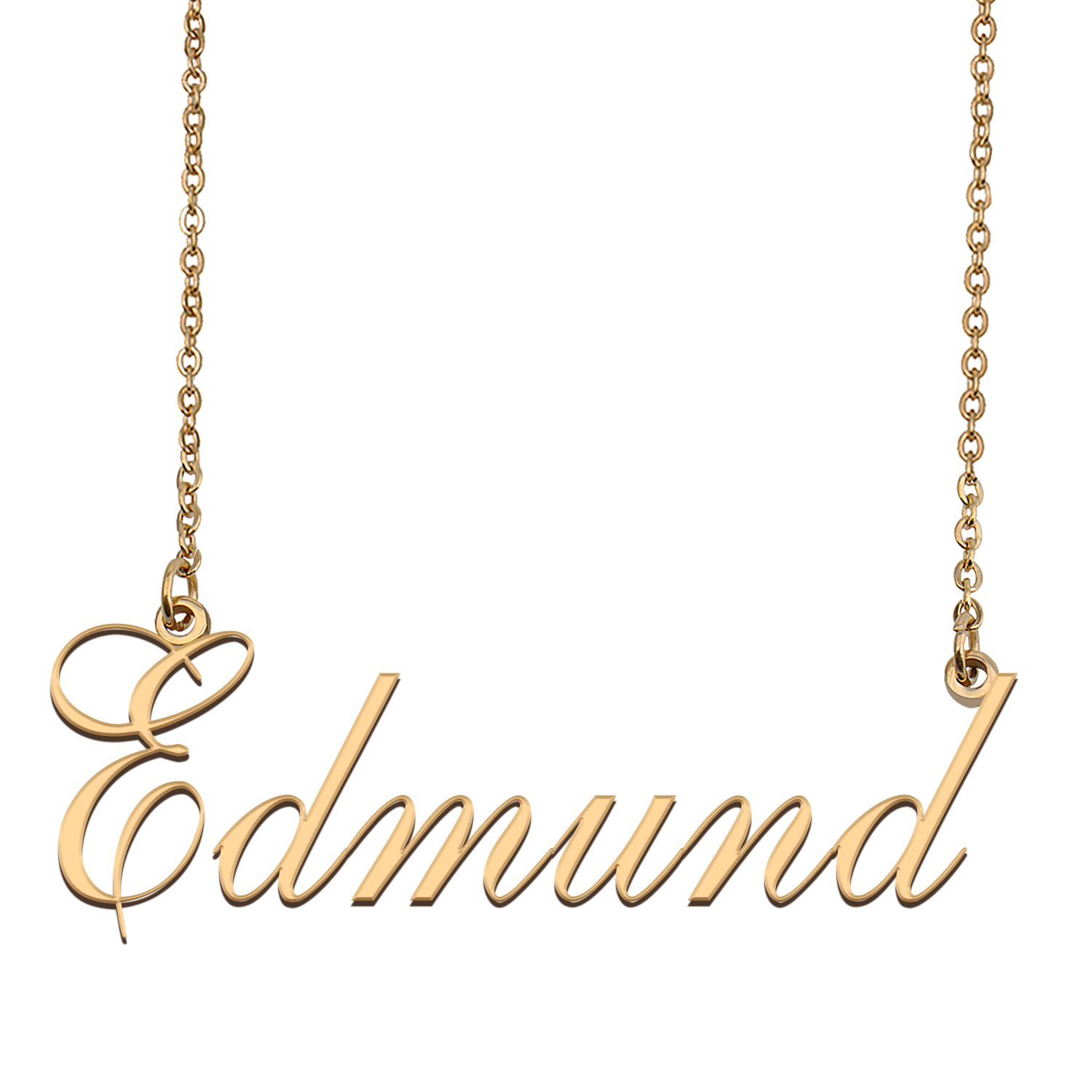 Customized Name Necklace 18K Gold Plated Jewelry Gift for Girlfriend for Her Karl