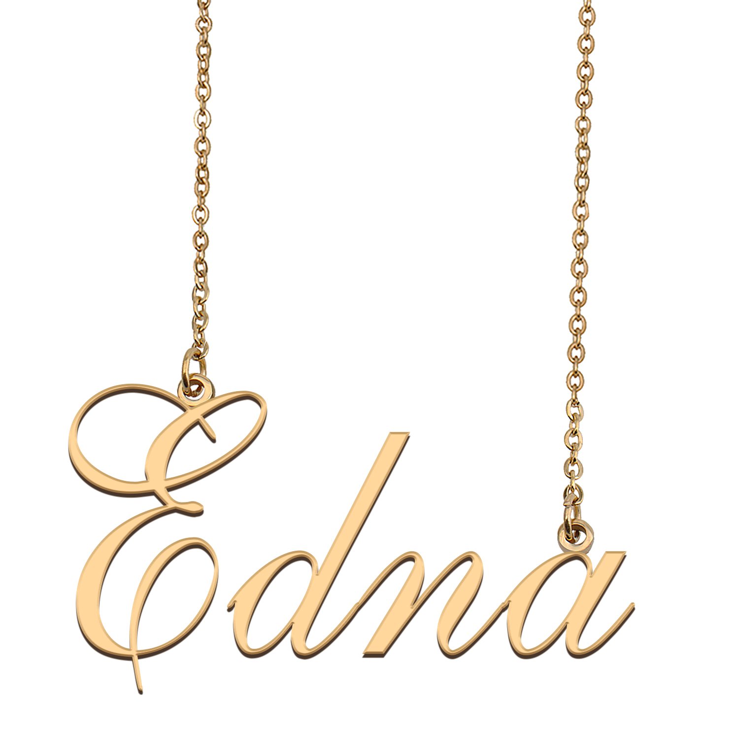 Customized Name Necklace 18K Gold Plated Jewelry Gift for Girlfriend for Her Karla