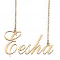 Customized Name Necklace 18K Gold Plated Jewelry Gift for Girlfriend for Her Karma