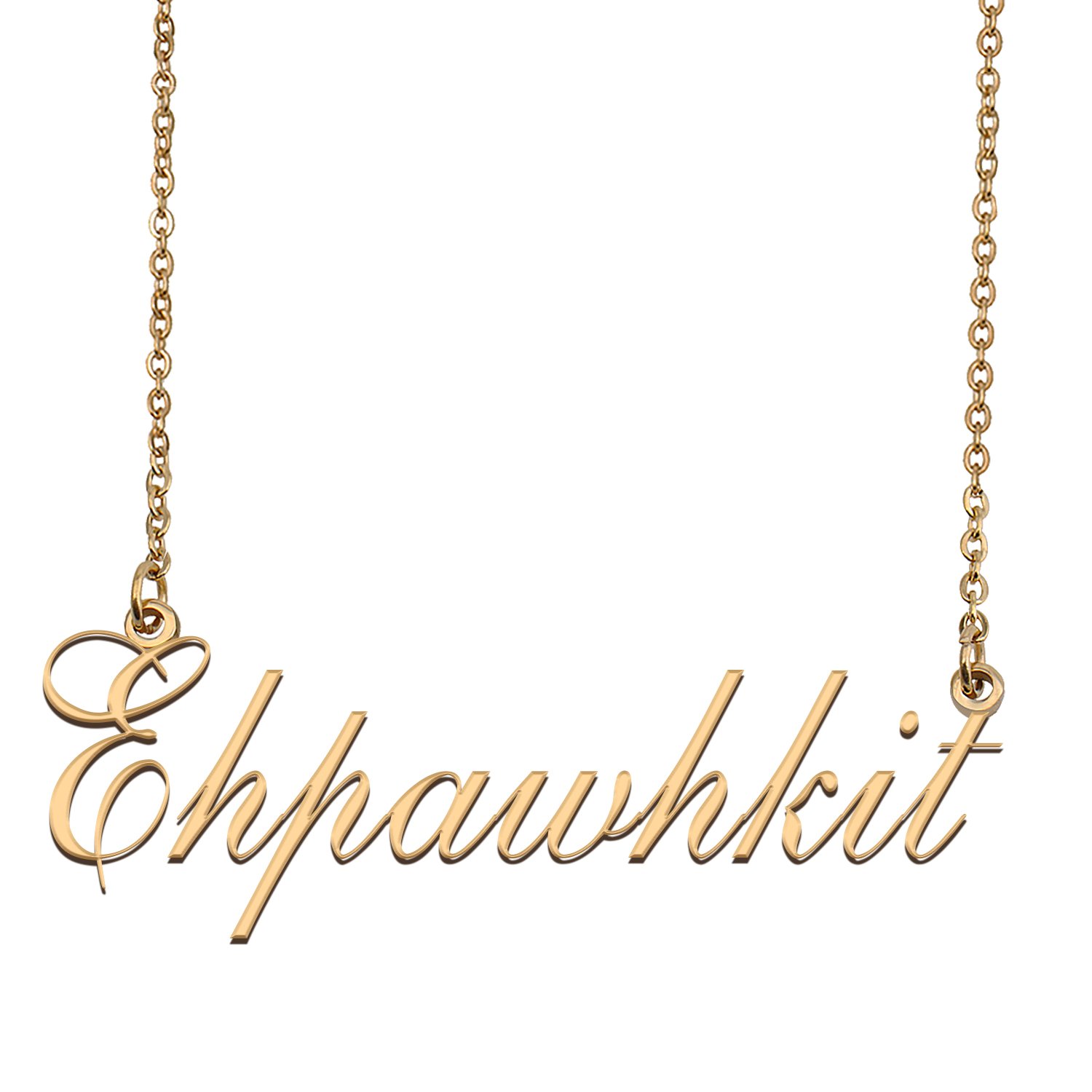 Customized Name Necklace 18K Gold Plated Jewelry Gift for Girlfriend for Her Karmin