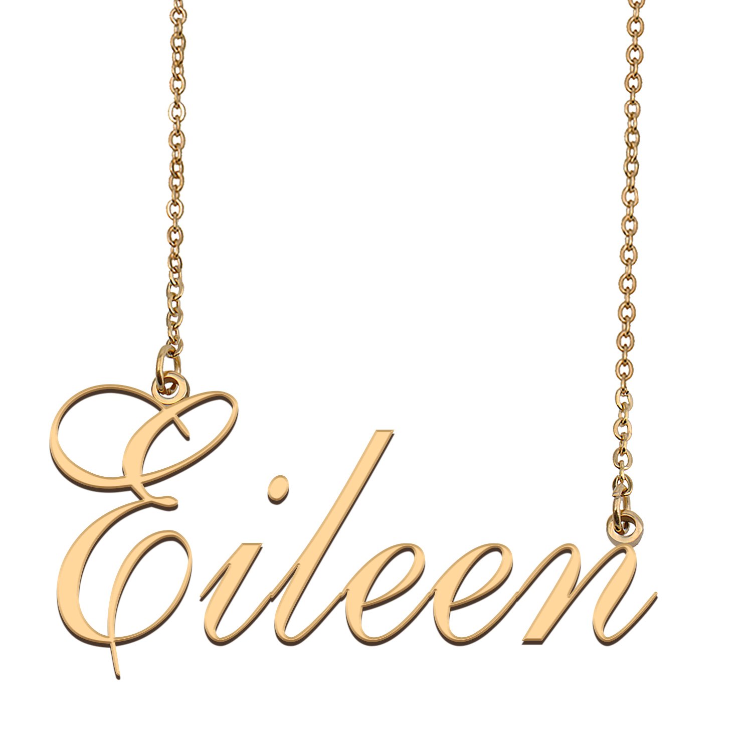 Customized Name Necklace 18K Gold Plated Jewelry Gift for Girlfriend for Her Karolina