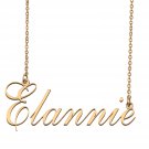 Customized Name Necklace 18K Gold Plated Jewelry Gift for Girlfriend for Her Kasaan Customized Name Necklace 18K Gold Plated Jewelry Gift for Girlfriend for Her Kasaan