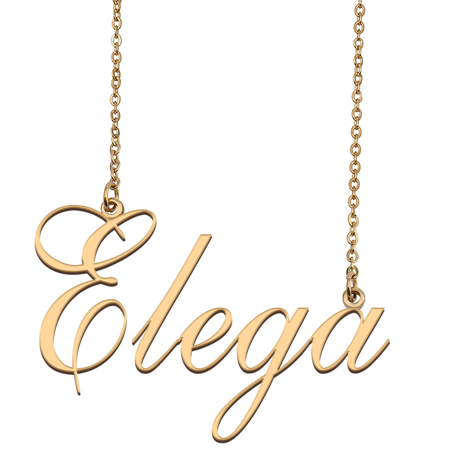 Customized Name Necklace 18K Gold Plated Jewelry Gift for Girlfriend for Her Kasie