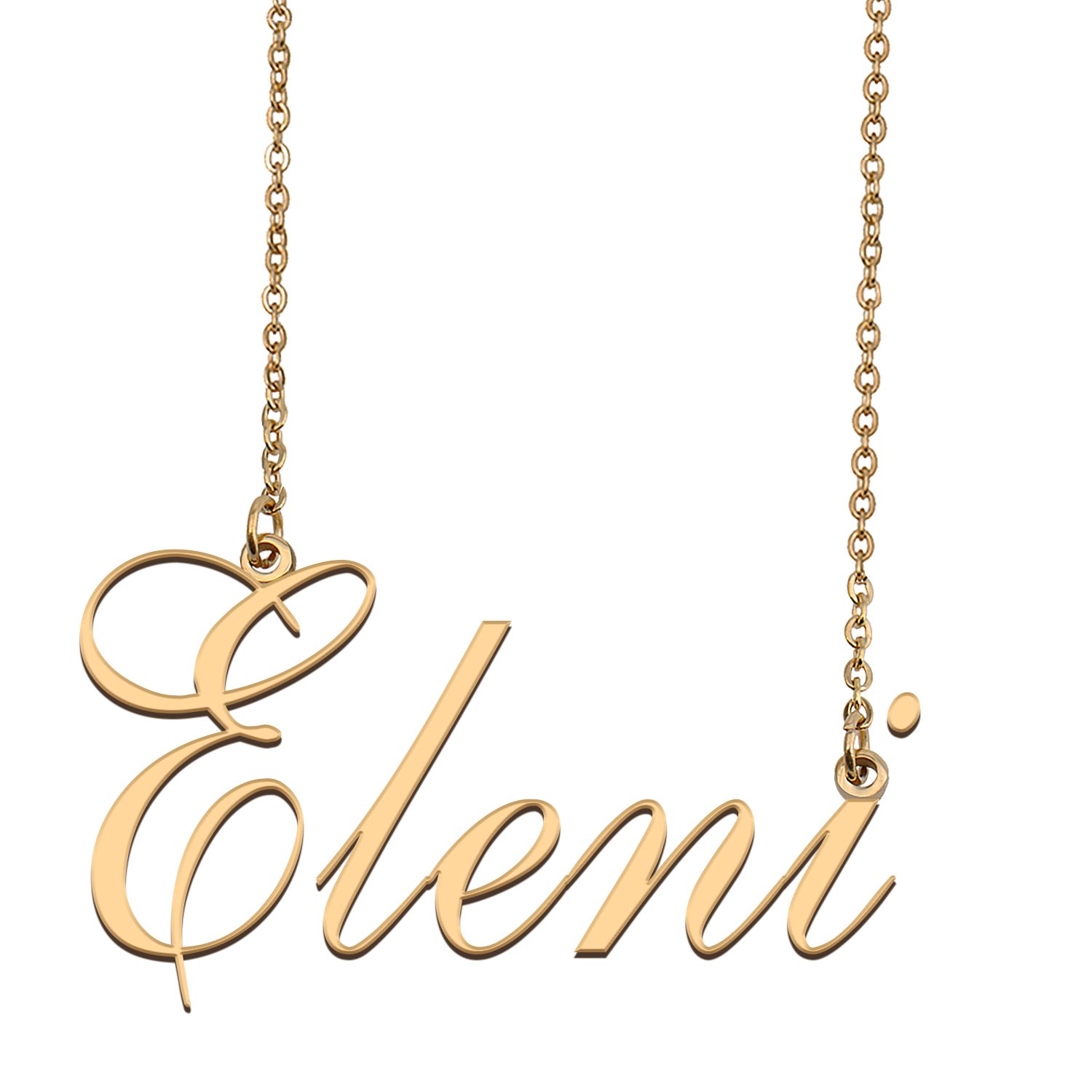 Customized Name Necklace 18K Gold Plated Jewelry Gift for Girlfriend for Her Kass