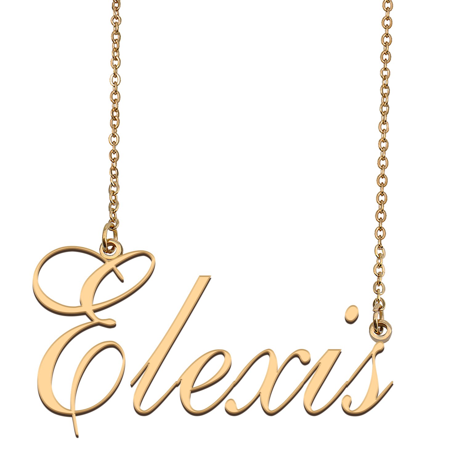 Customized Name Necklace 18K Gold Plated Jewelry Gift for Girlfriend for Her Kassy