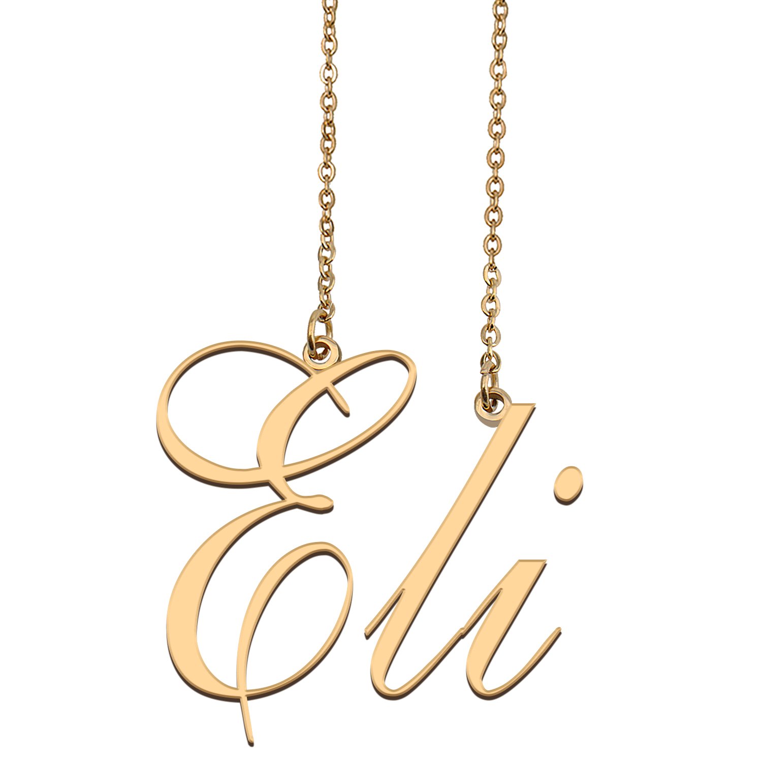 Customized Name Necklace 18K Gold Plated Jewelry Gift for Girlfriend for Her Kat