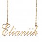 Customized Name Necklace 18K Gold Plated Jewelry Gift for Girlfriend for Her Katara