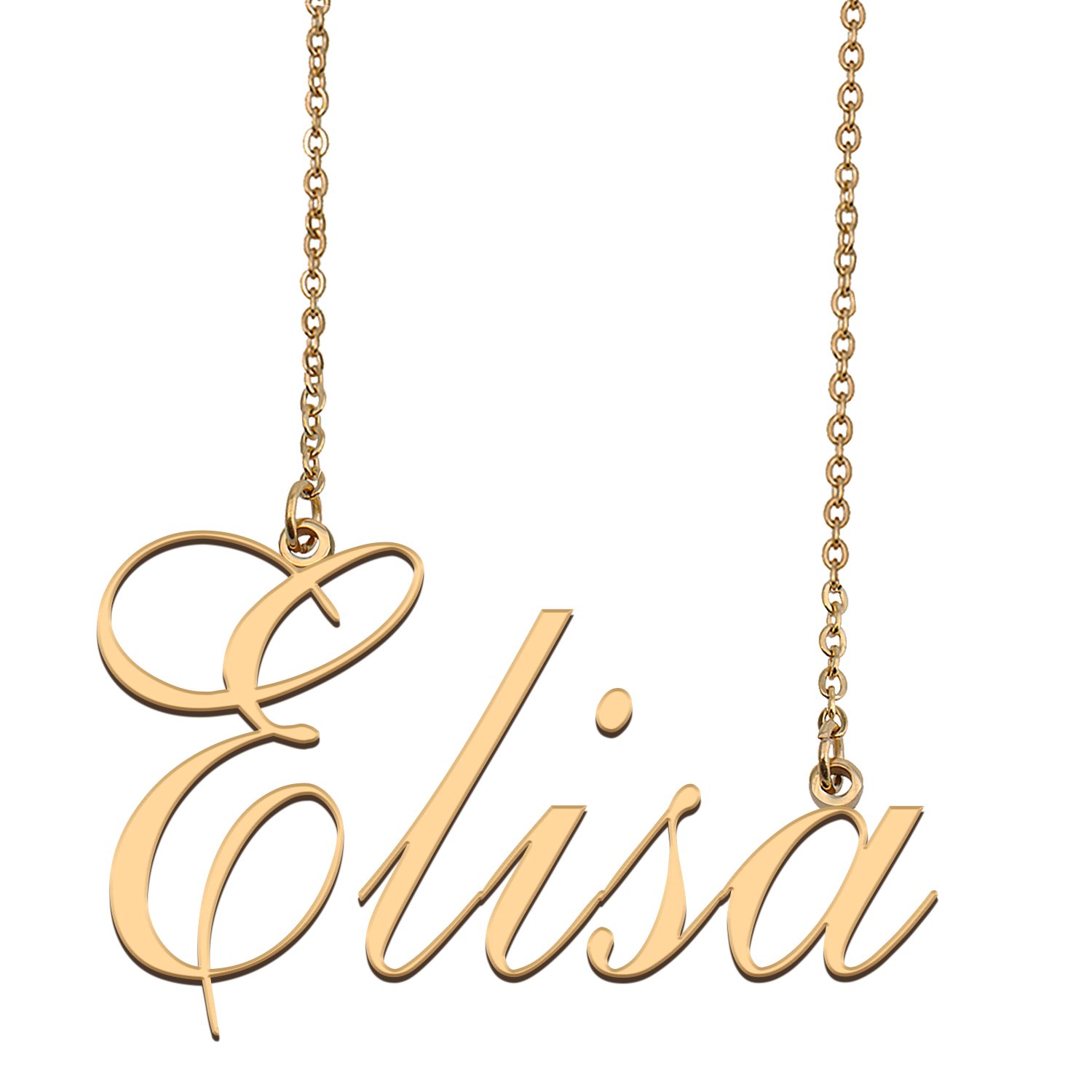 Customized Name Necklace 18K Gold Plated Jewelry Gift for Girlfriend for Her Katerina