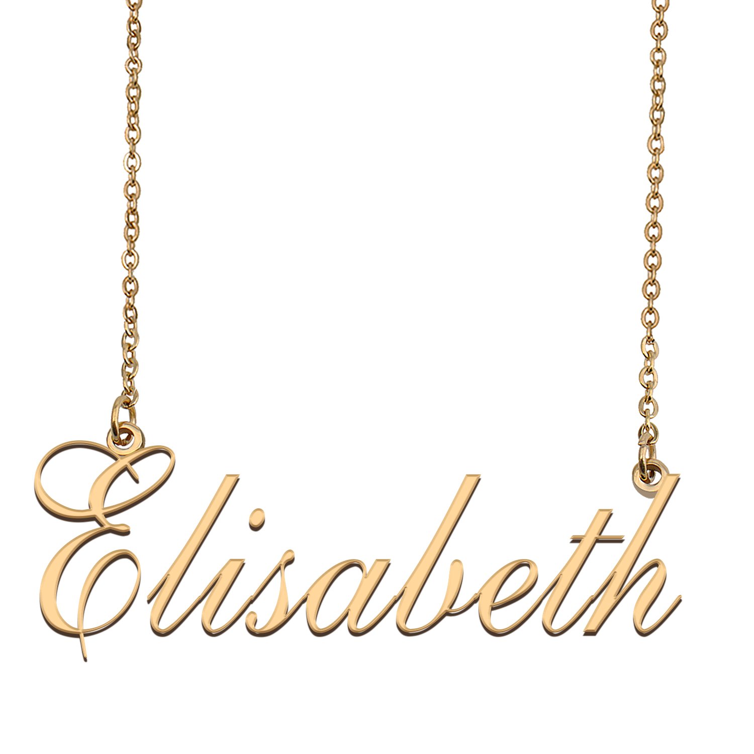 Customized Name Necklace 18K Gold Plated Jewelry Gift for Girlfriend for Her Katerra
