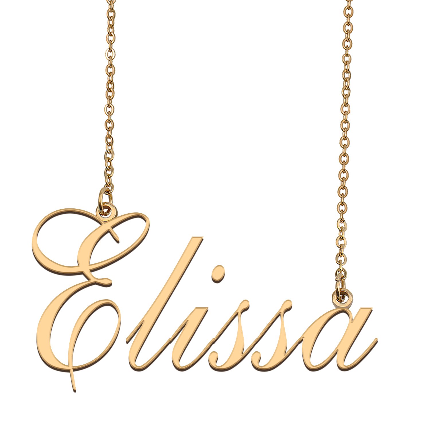 Customized Name Necklace 18K Gold Plated Jewelry Gift for Girlfriend for Her Katheryn