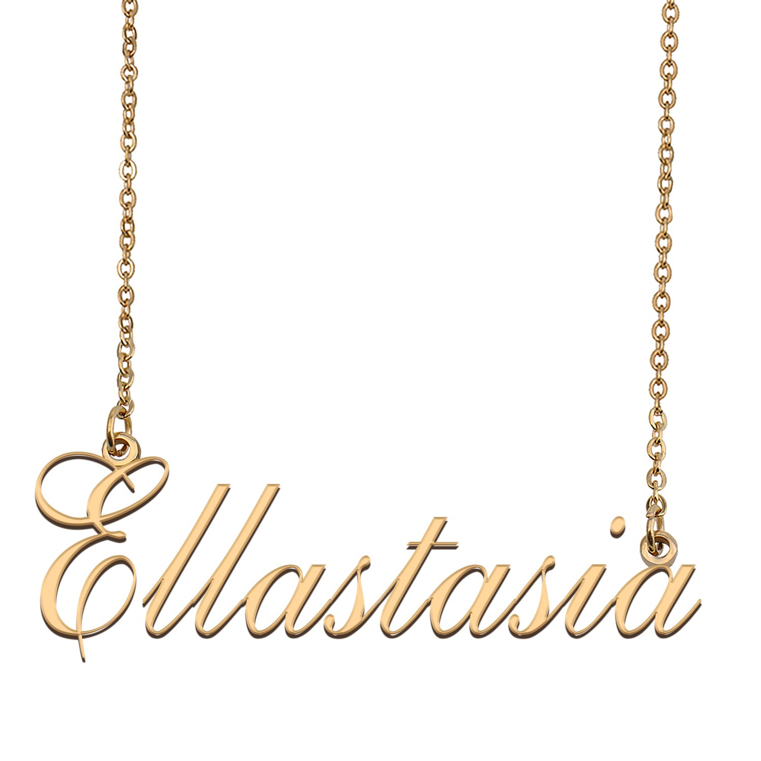 Customized Name Necklace 18K Gold Plated Jewelry Gift for Girlfriend for Her Katiaya