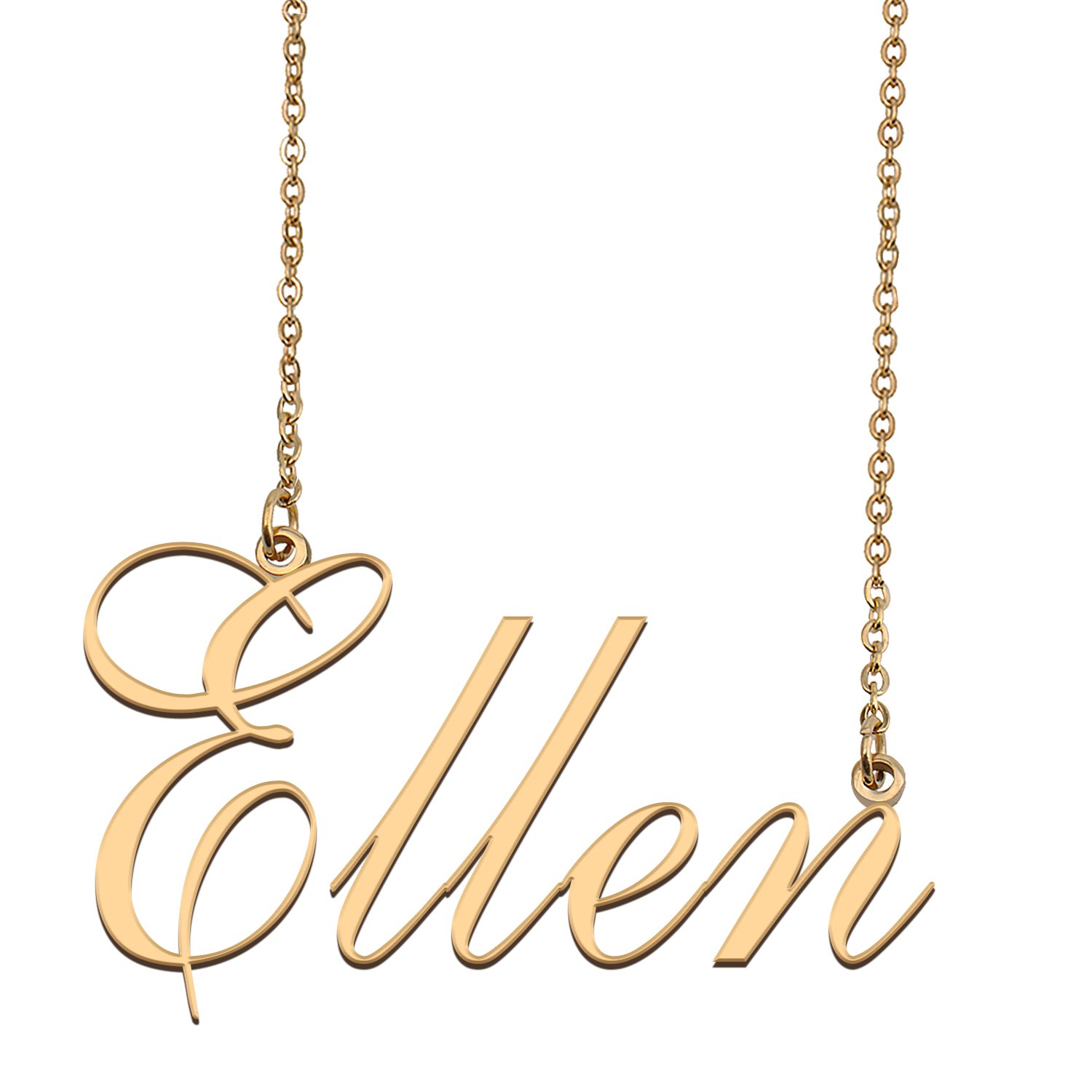 Customized Name Necklace 18K Gold Plated Jewelry Gift for Girlfriend for Her Katiee