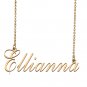 Customized Name Necklace 18K Gold Plated Jewelry Gift for Girlfriend for Her Kato