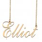 Customized Name Necklace 18K Gold Plated Jewelry Gift for Girlfriend for Her Katthew