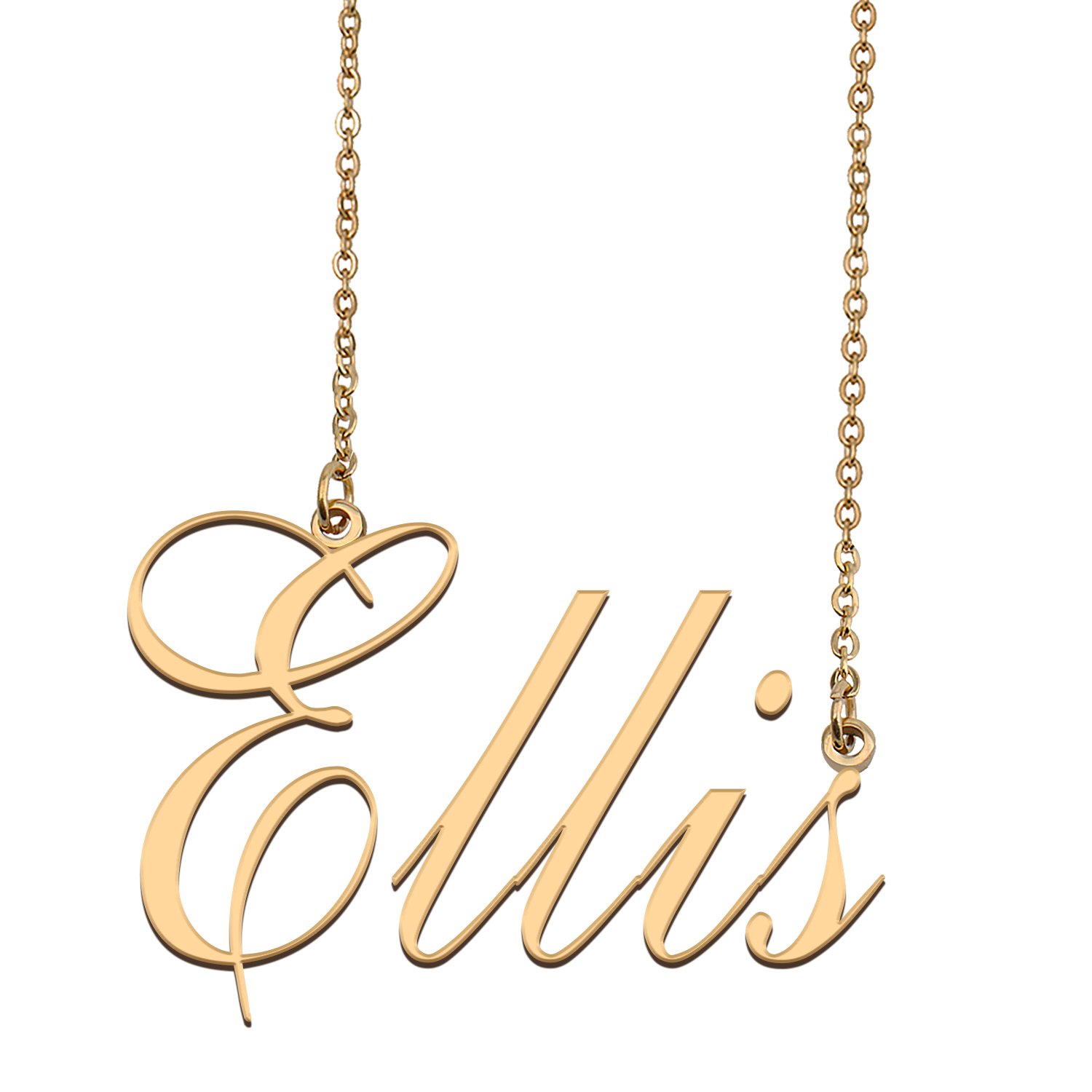 Customized Name Necklace 18K Gold Plated Jewelry Gift for Girlfriend for Her Kaur
