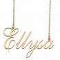 Customized Name Necklace 18K Gold Plated Jewelry Gift for Girlfriend for Her Kaya