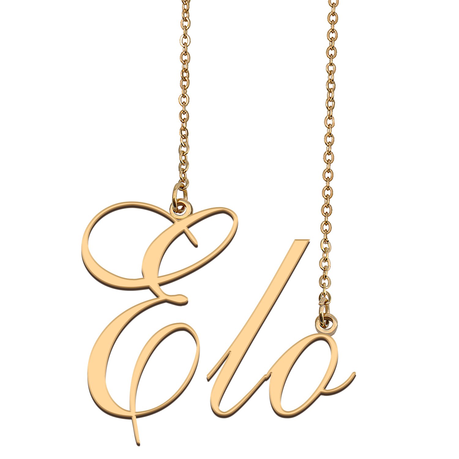 Customized Name Necklace 18K Gold Plated Jewelry Gift for Girlfriend for Her Kaybanz