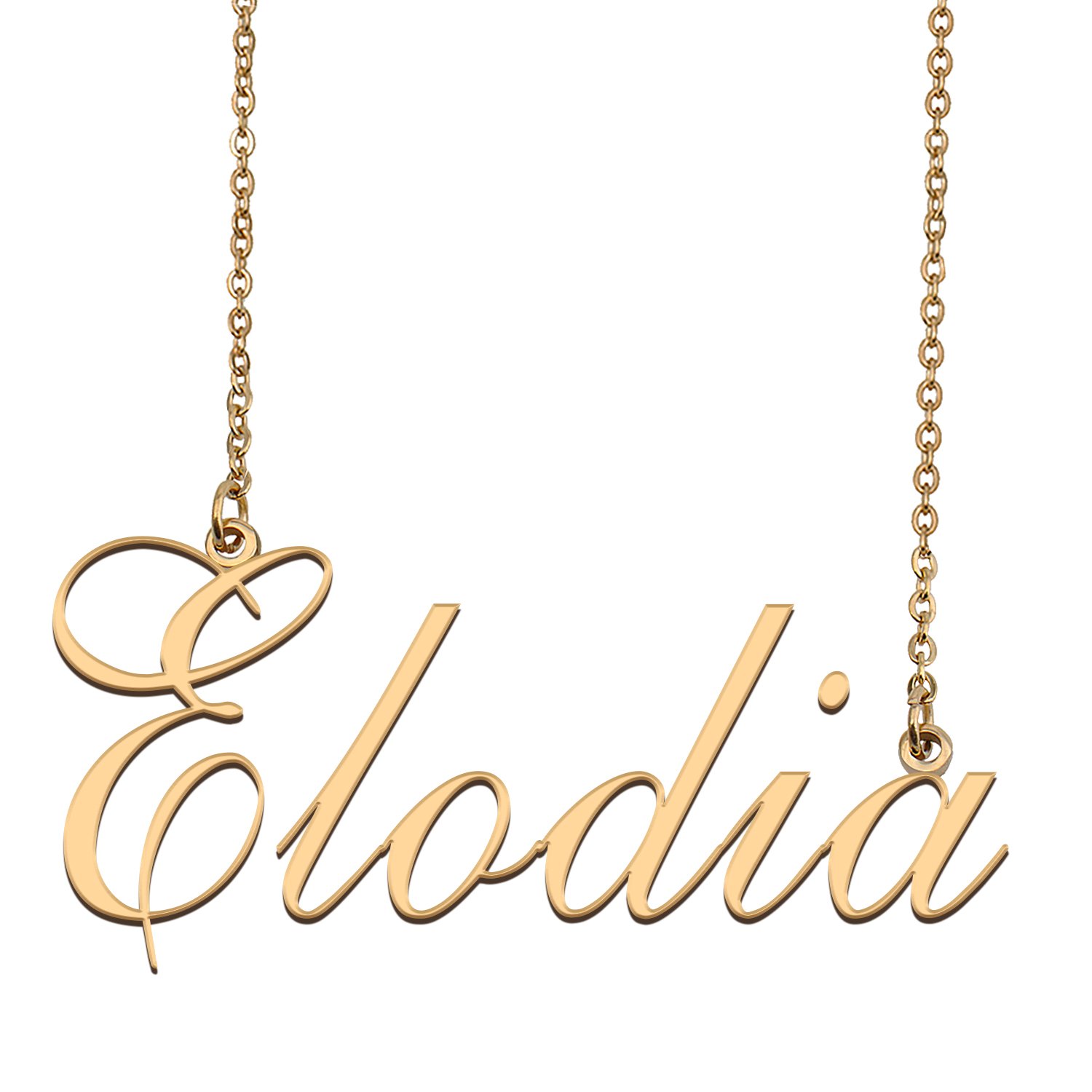Customized Name Necklace 18K Gold Plated Jewelry Gift for Girlfriend for Her Kayboe