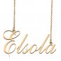 Customized Name Necklace 18K Gold Plated Jewelry Gift for Girlfriend for Her Kayien