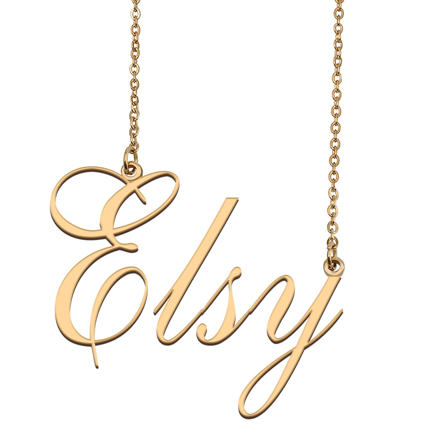 Customized Name Necklace 18K Gold Plated Jewelry Gift for Girlfriend for Her Kayion