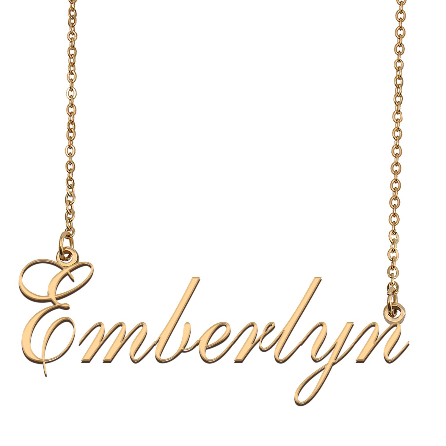 Customized Name Necklace 18K Gold Plated Jewelry Gift for Girlfriend for Her Kaylinda