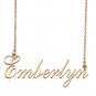 Customized Name Necklace 18K Gold Plated Jewelry Gift for Girlfriend for Her Kaylinda