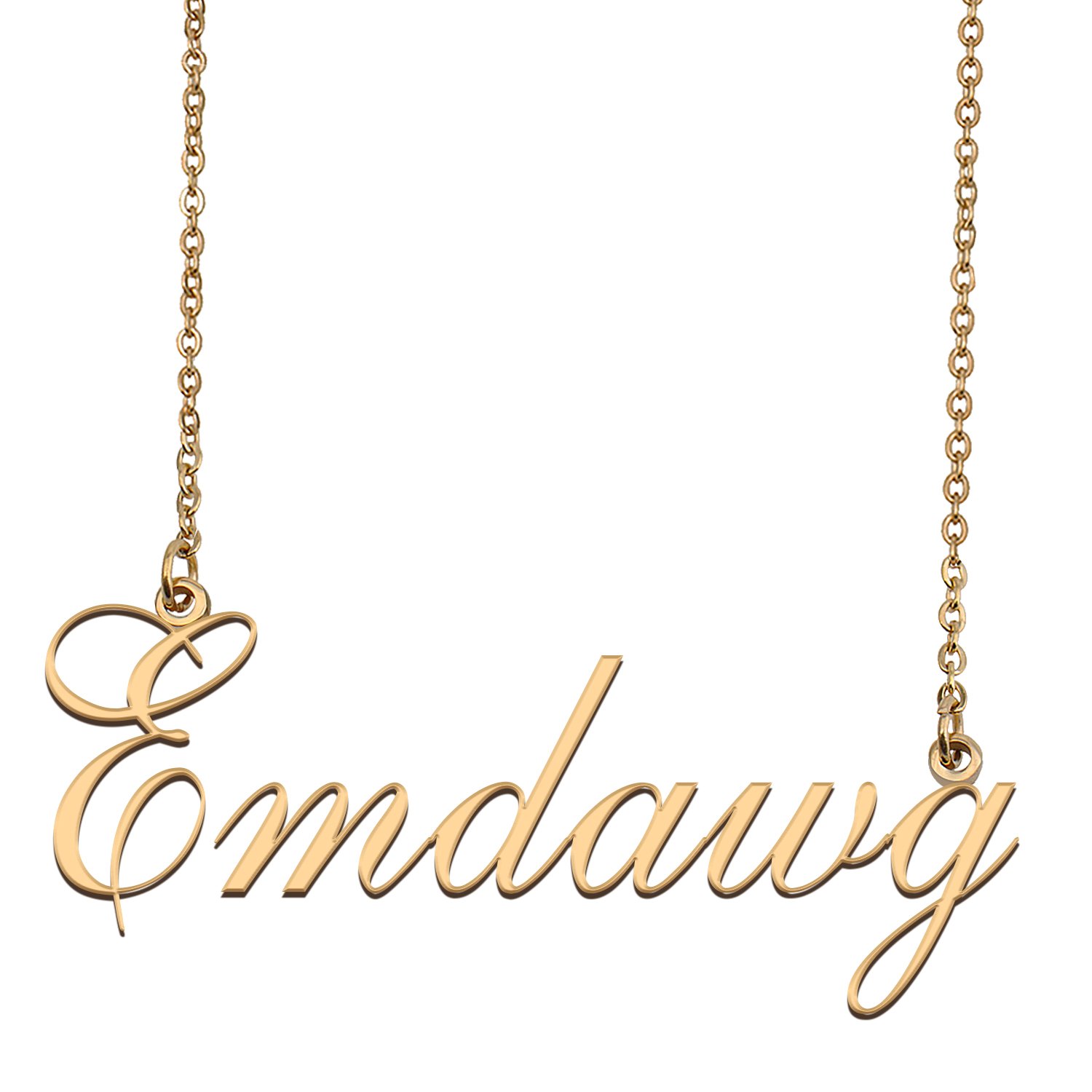 Customized Name Necklace 18K Gold Plated Jewelry Gift for Girlfriend for Her Kaylon