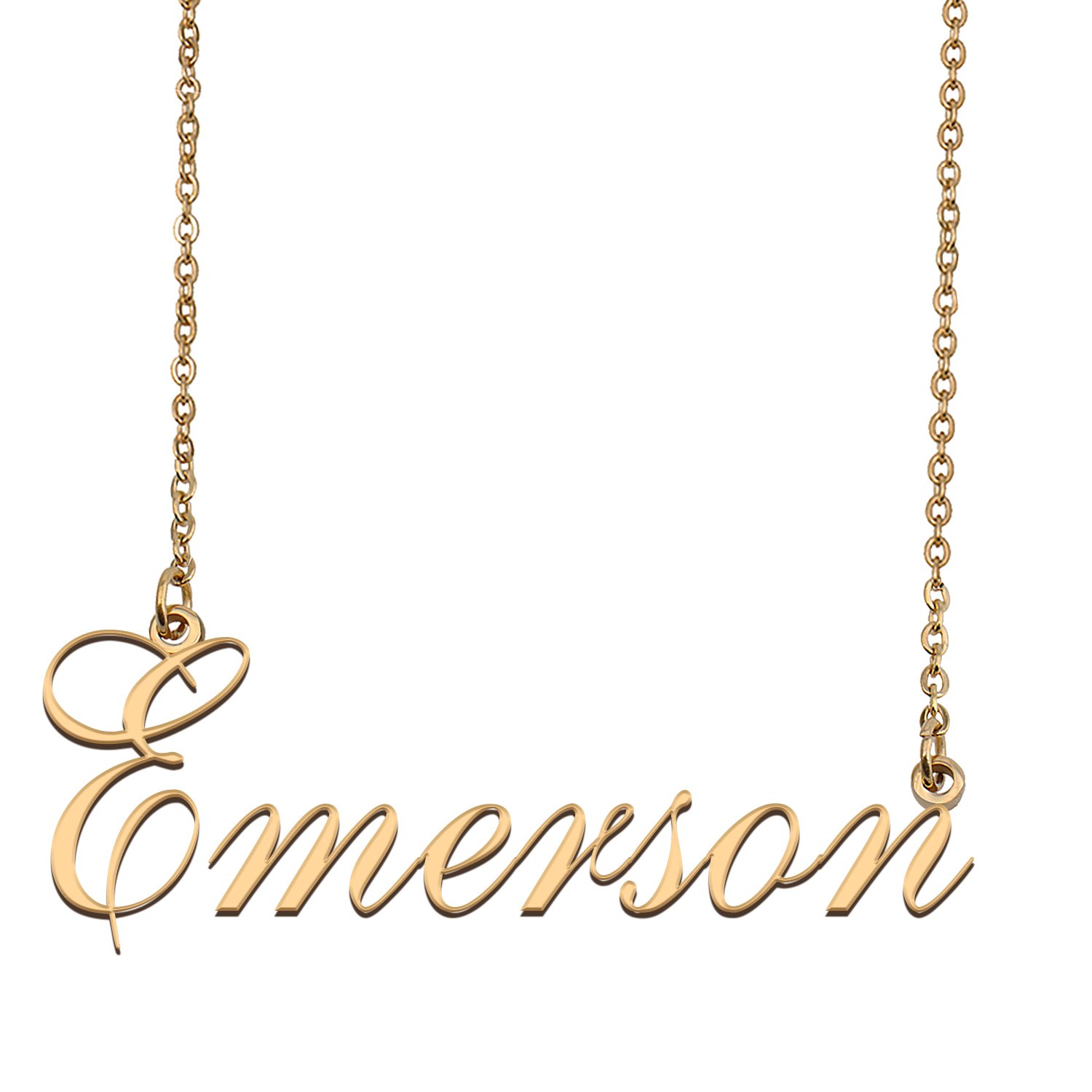 Customized Name Necklace 18K Gold Plated Jewelry Gift for Girlfriend for Her Kayne