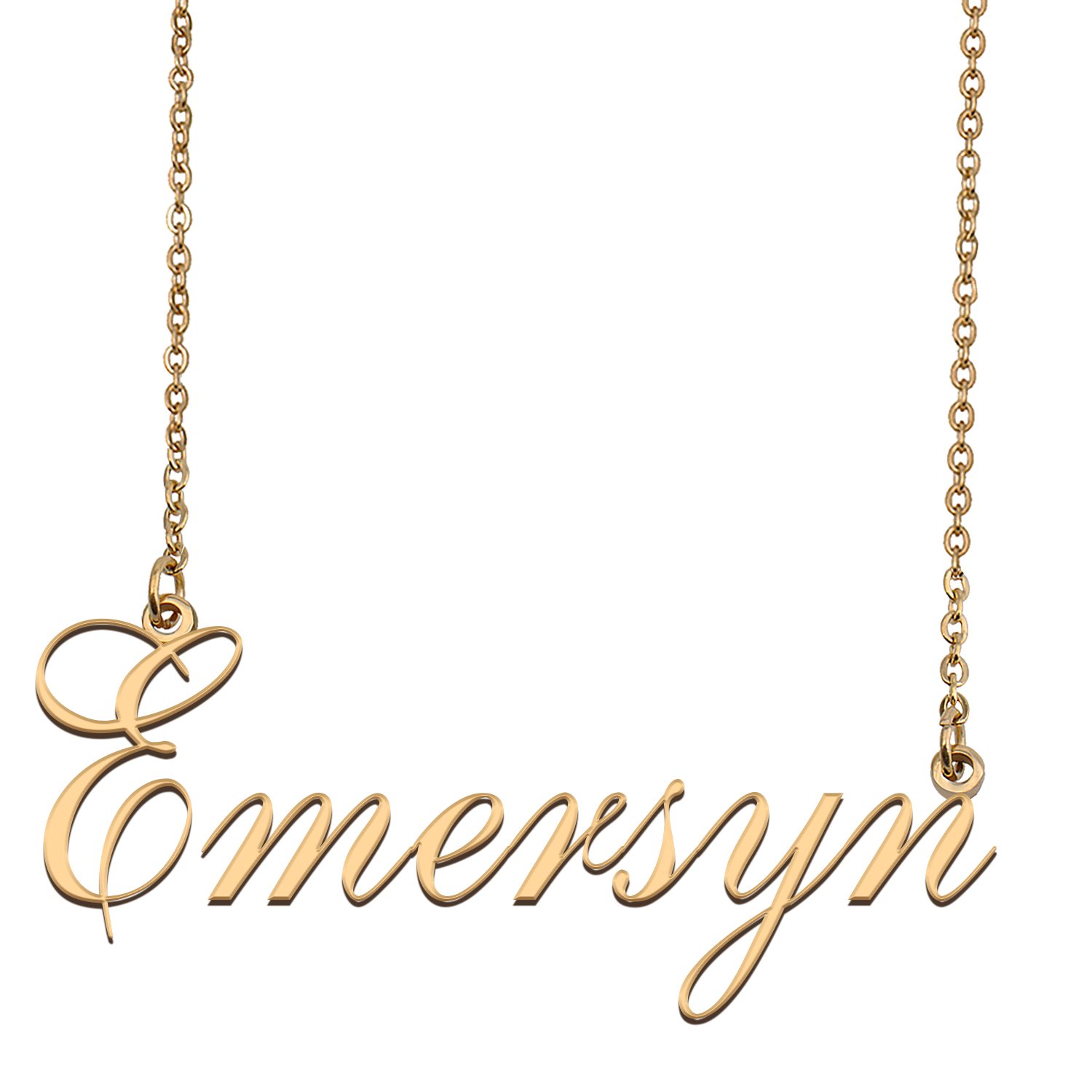 Customized Name Necklace 18K Gold Plated Jewelry Gift for Girlfriend for Her Kayola